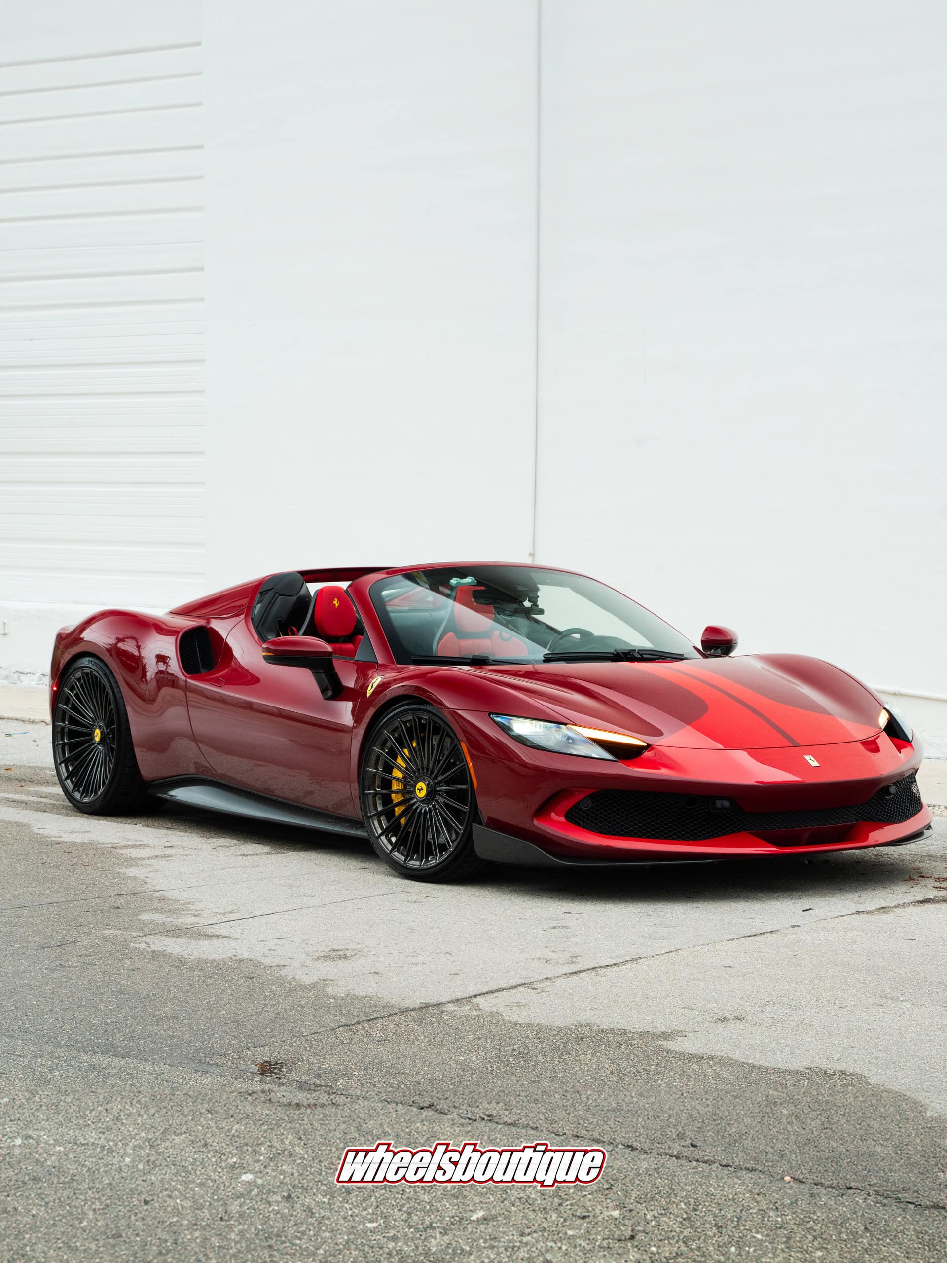 Ferrari 296GTS Rosso Barchetta and Rosso Fiorano on ANRKY XR-119
