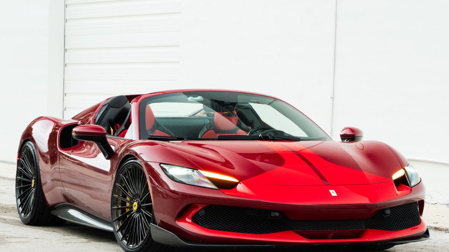 Ferrari 296GTS Rosso Barchetta and Rosso Fiorano on ANRKY XR-119