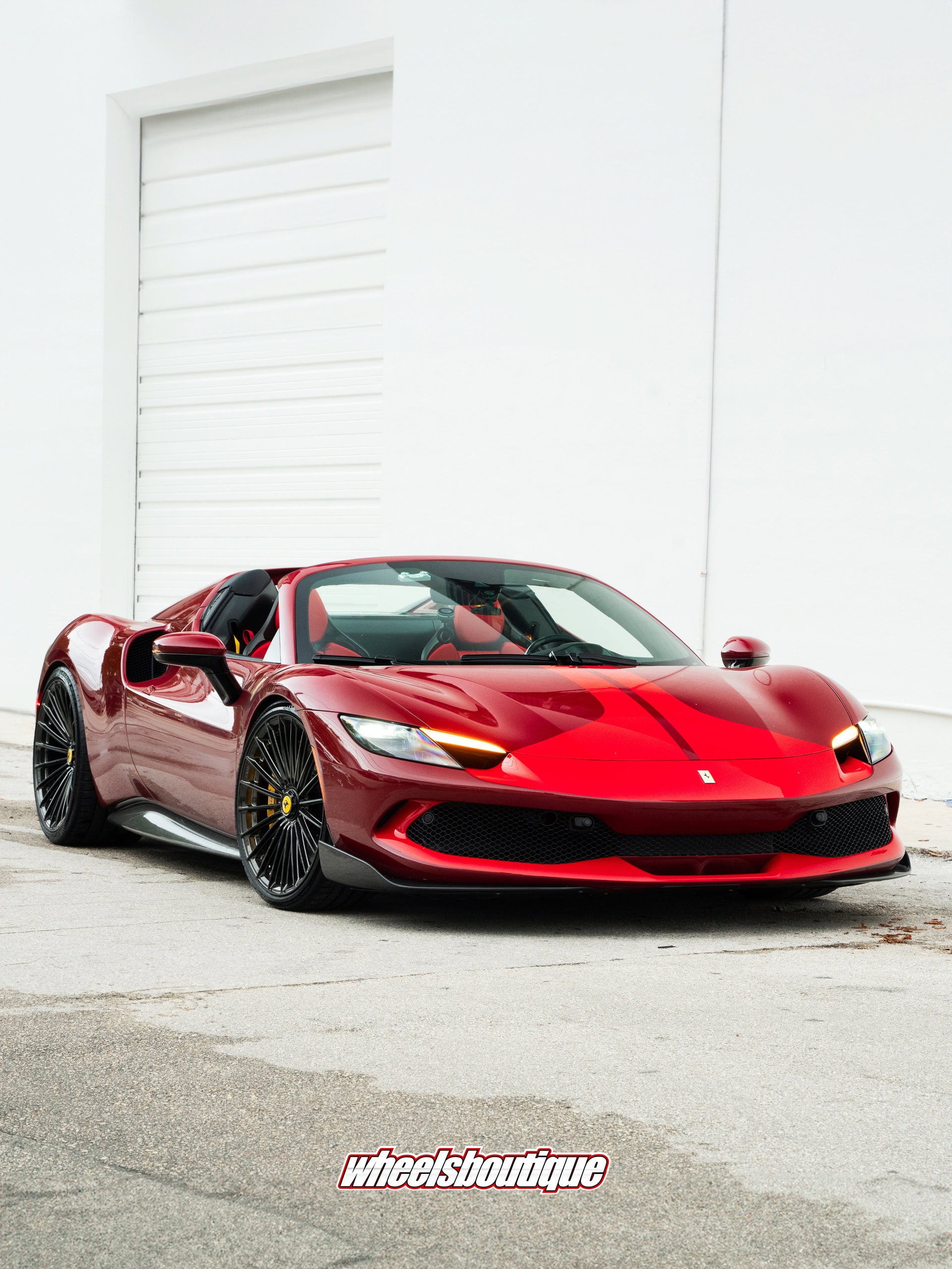 Ferrari 296GTS Rosso Barchetta and Rosso Fiorano on ANRKY XR-119