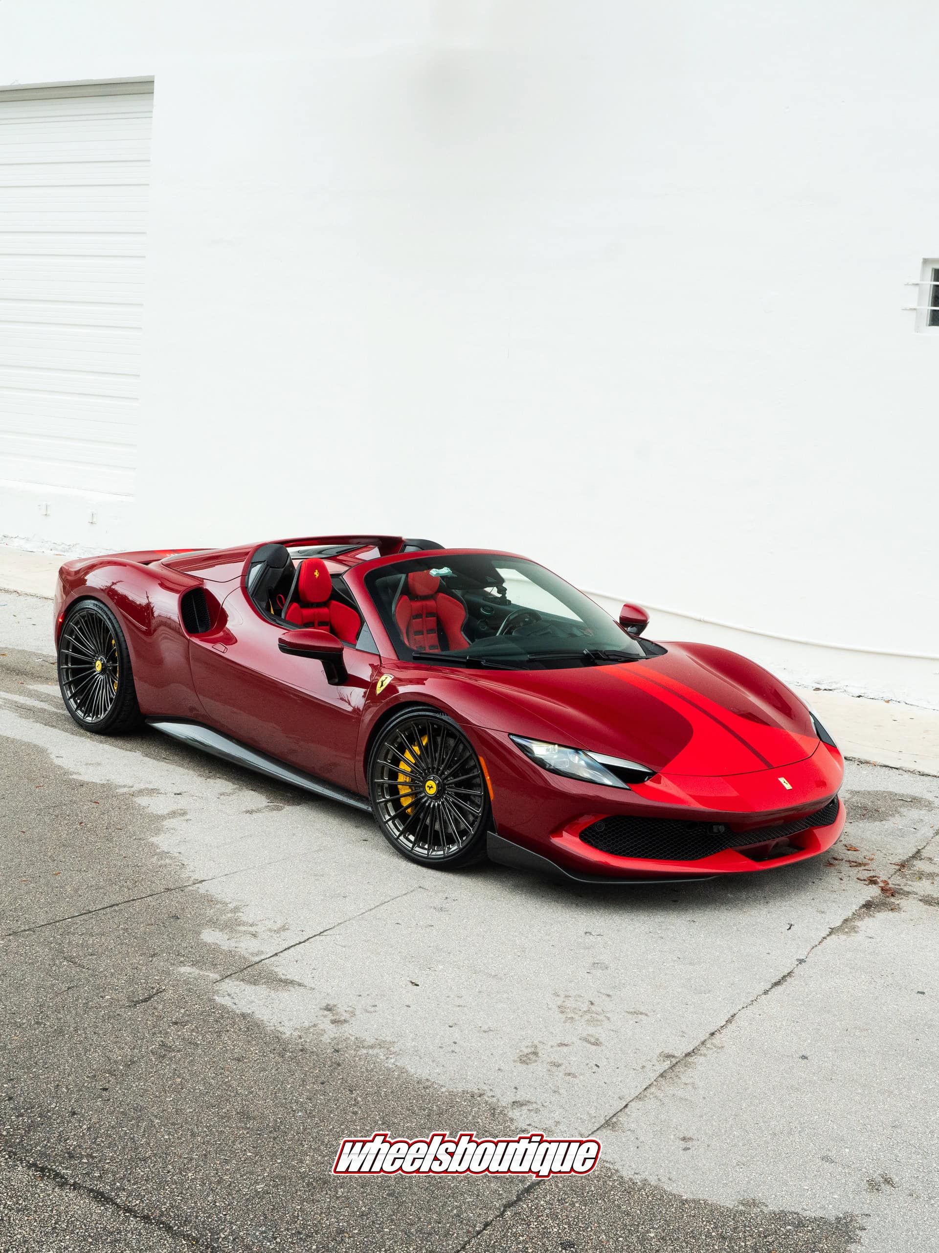 Ferrari 296GTS Rosso Barchetta and Rosso Fiorano on ANRKY XR-119