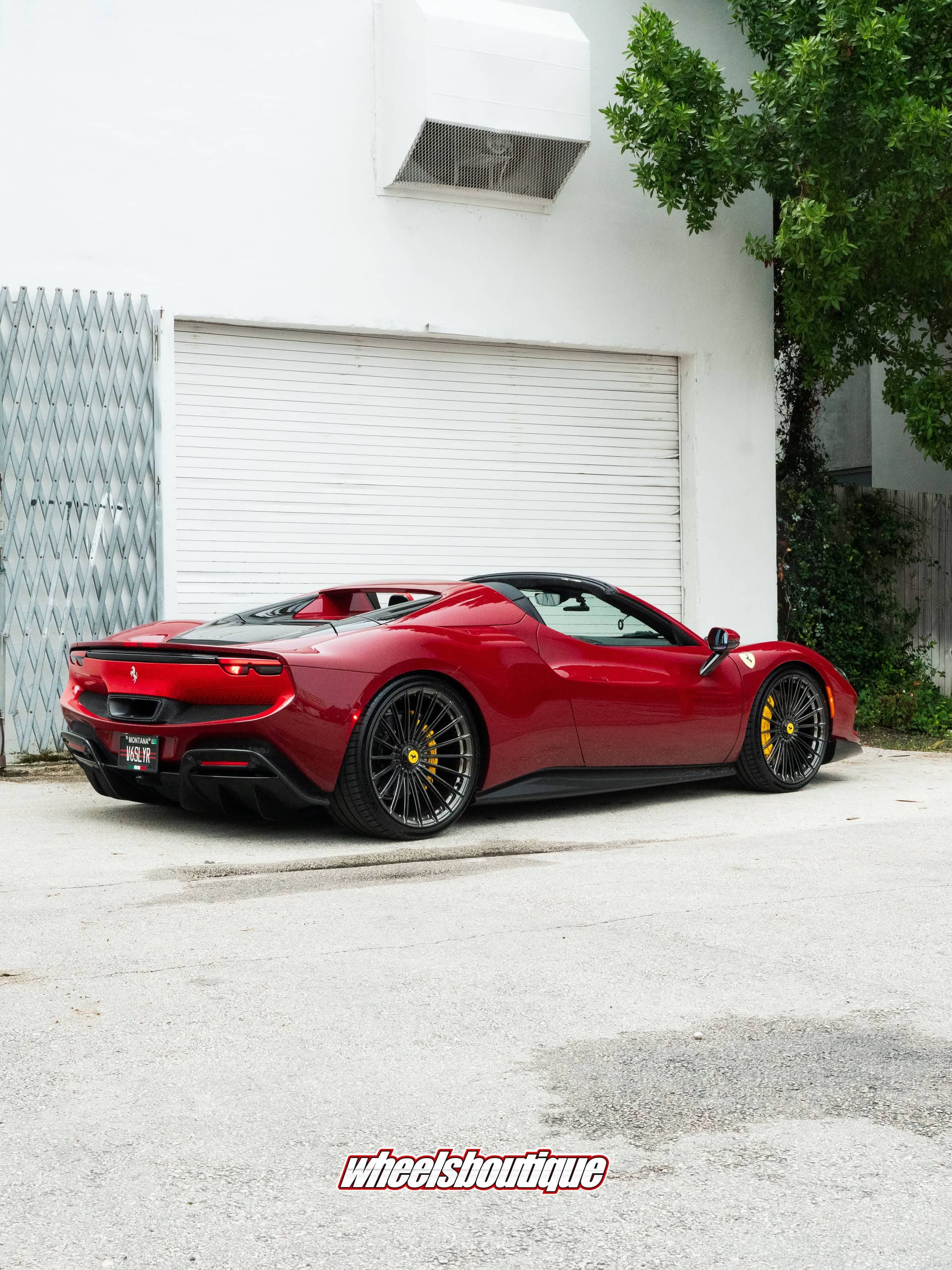 Photo 3 of Ferrari 296 GTS Rosso Barchetta | on ANRKY XR-119 | Mirror Polished Smoke