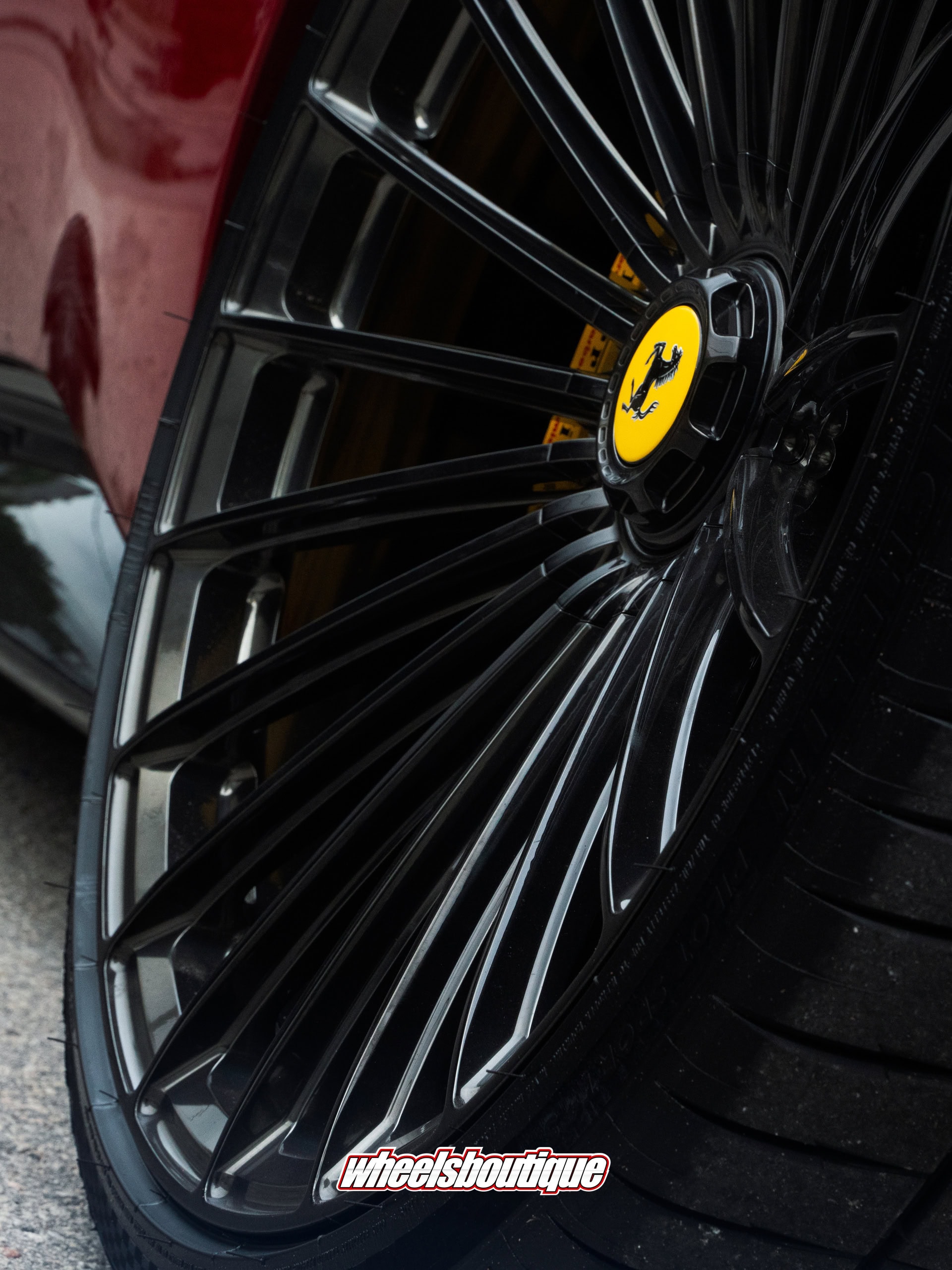 Photo 21 of Ferrari 296 GTS Rosso Barchetta | on ANRKY XR-119 | Mirror Polished Smoke
