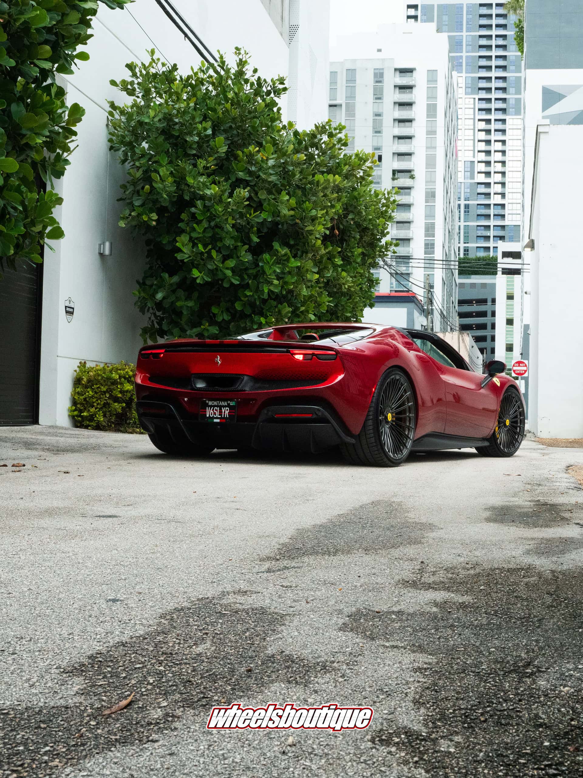Ferrari 296GTS Rosso Barchetta and Rosso Fiorano on ANRKY XR-119