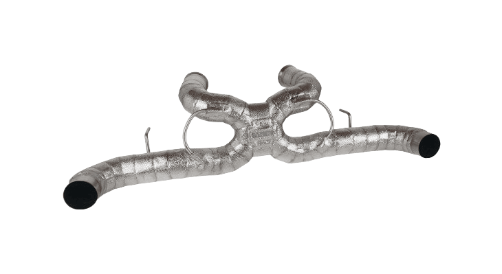 Power Optimized Exhaust System Race, Complete Heat-Protected