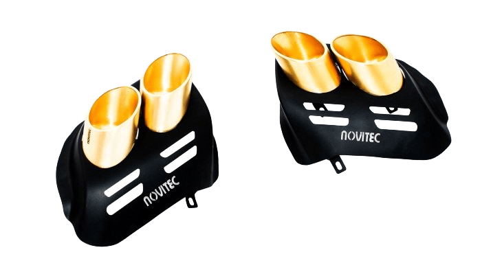 Novitec Stainless Steel Tailpipes Gold