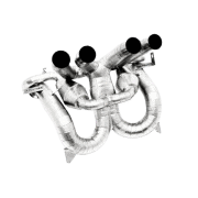 Power Optimized Exhaust System with Flap Regulation