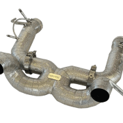 Power Optimized Race Exhaust System without Flap-Regulation, Complete Heat Protected