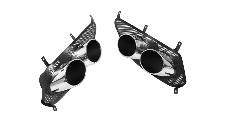 Novitec Tailpipes (Set of 2) with New Mesh-Insert