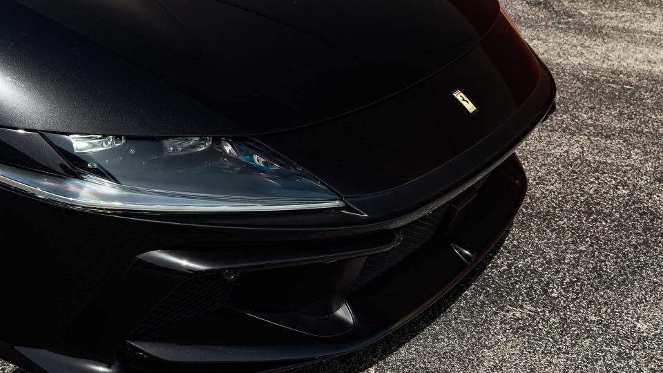 Ferrari 12 Cilindri | Nero Daytona | on ANRKY RS1 | Mirror Polished Champagne