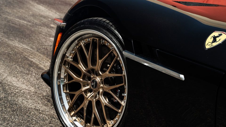 Ferrari 12 Cilindri | Nero Daytona | on ANRKY RS1 | Mirror Polished Champagne