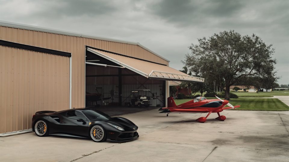 Ferrari 488 GTB | Nero Opaco | on 1886 S001 Wheels | Double Dark Tint