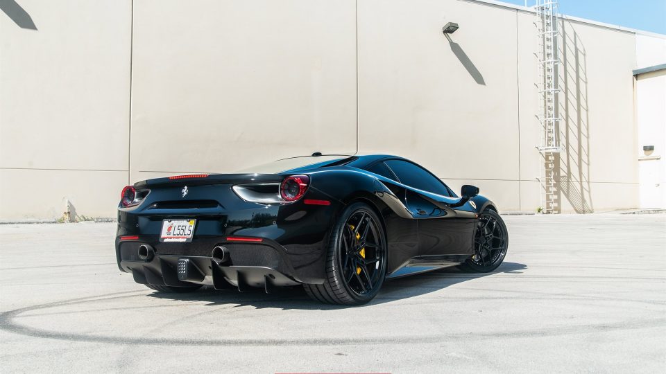 Ferrari 488 GTB | Nero | on ANRKY S3-X4 | Satin Black