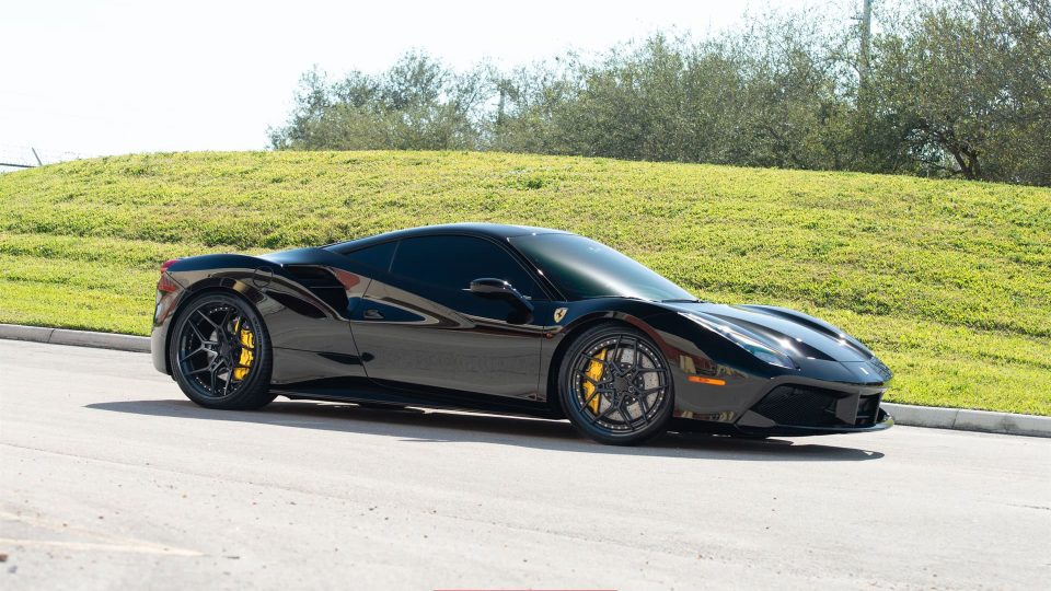 Ferrari 488 GTB | Nero | on ANRKY S3-X4 | Satin Black