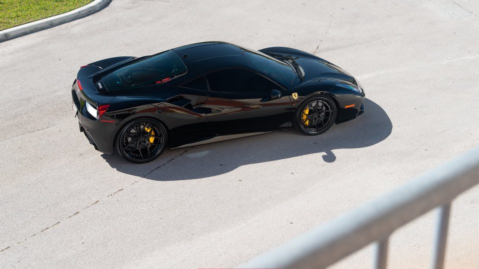 Ferrari 488 GTB | Nero | on ANRKY S3-X4 | Satin Black
