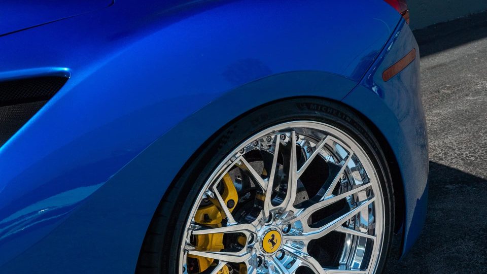 Ferrari 488 | Blu Corza | on ANRKY RS2.3 | Polished Clear