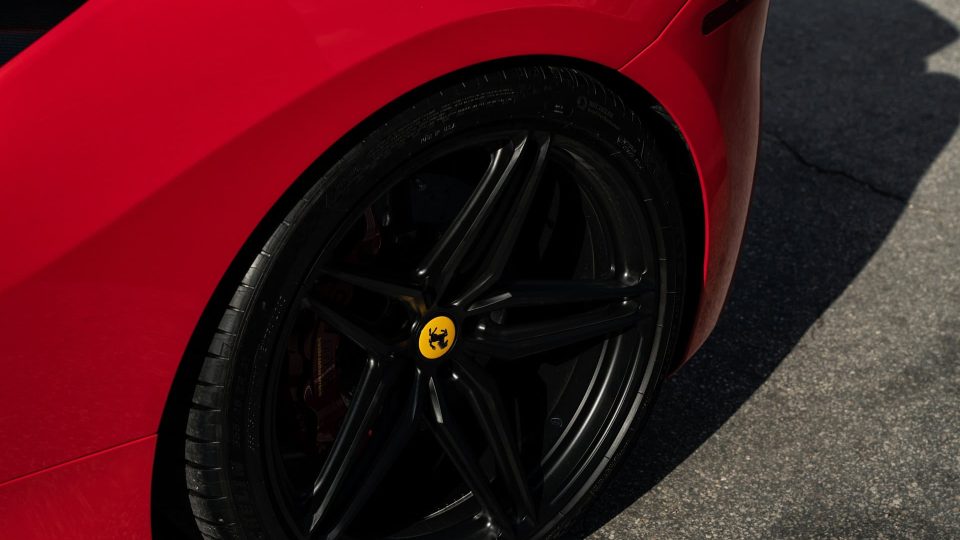 Ferrari 488 Spider | Rosso Corza | on HRE P107SC | Satin Black
