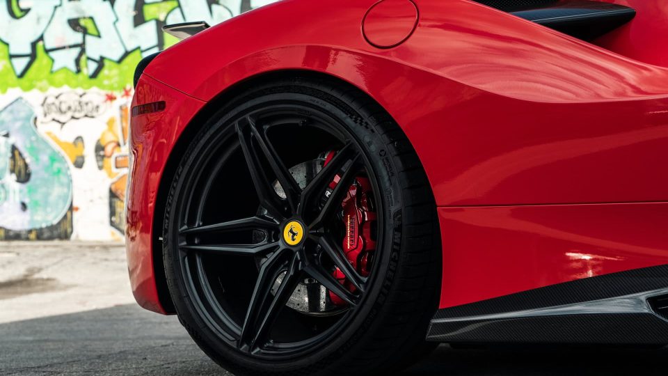Ferrari 488 Spider | Rosso Corza | on HRE P107SC | Satin Black