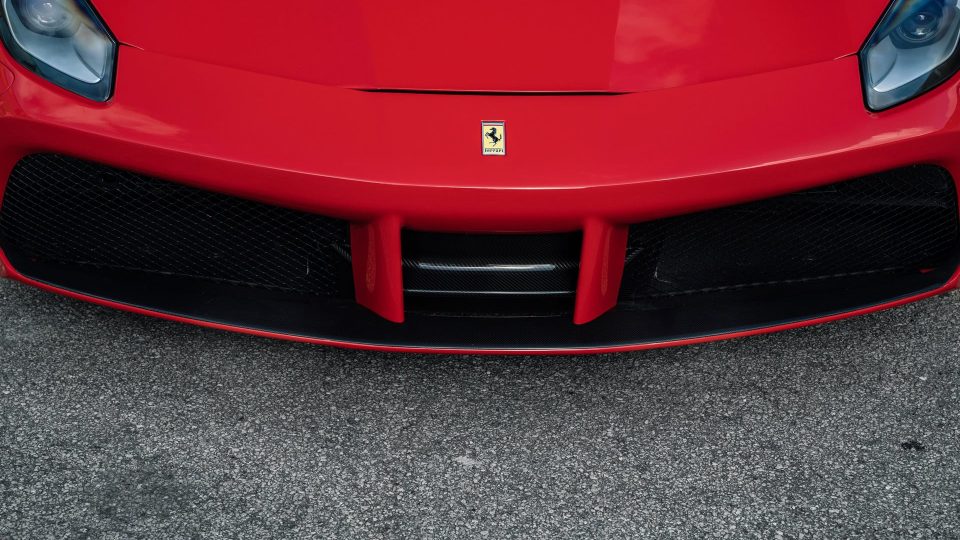 Ferrari 488 Spider | Rosso Corza | on HRE P107SC | Satin Black