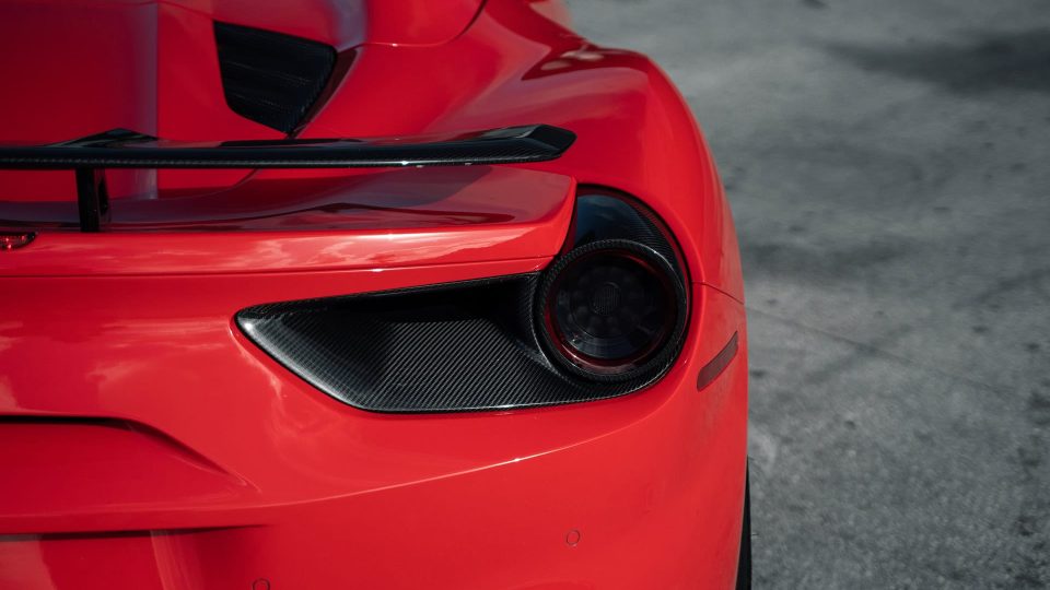 Ferrari 488 Spider | Rosso Corza | on HRE P107SC | Satin Black