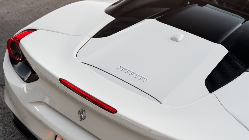 Ferrari 488 GTB Spyder | Bianco Avus | on ANRKY AN12 | Gloss Black