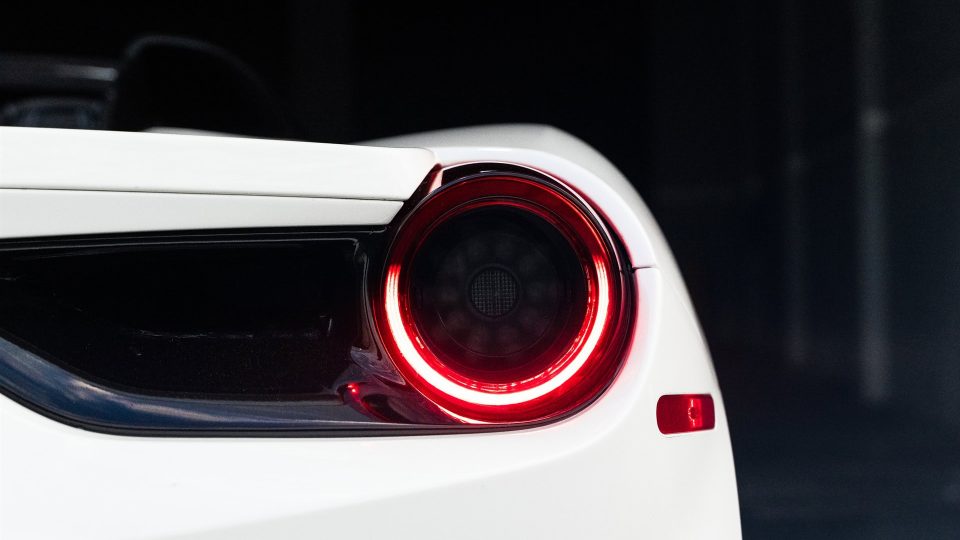 Ferrari 488 GTB Spyder | Bianco Avus | on ANRKY AN12 | Gloss Black