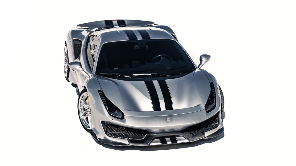 Ferrari 488 Pista | Argento Nürburgring | on HRE S107SC | Brushed Clear