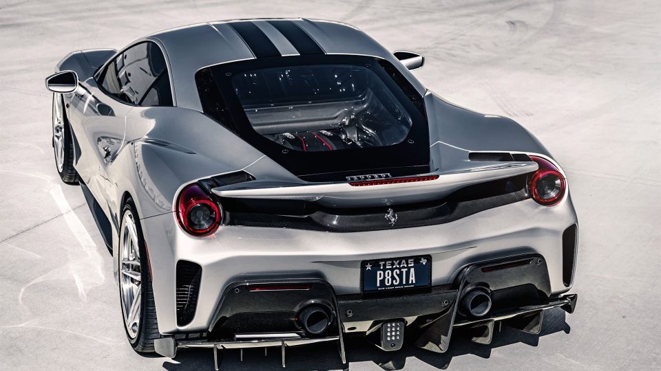 Ferrari 488 Pista | Argento Nürburgring | on HRE S107SC | Brushed Clear