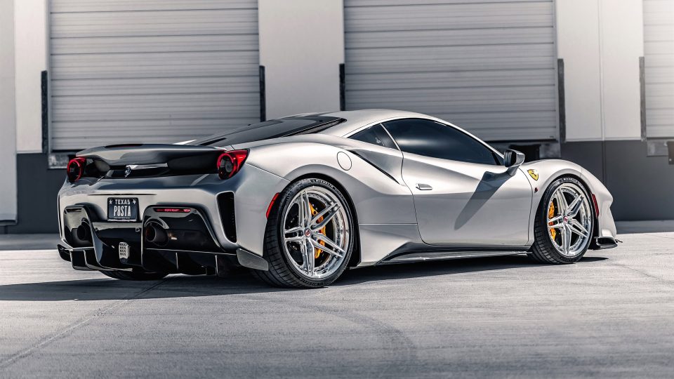 Ferrari 488 Pista | Argento Nürburgring | on HRE S107SC | Brushed Clear