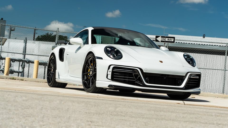ANRKY AN33 Satin black center | Porsche 992 Turbo S
