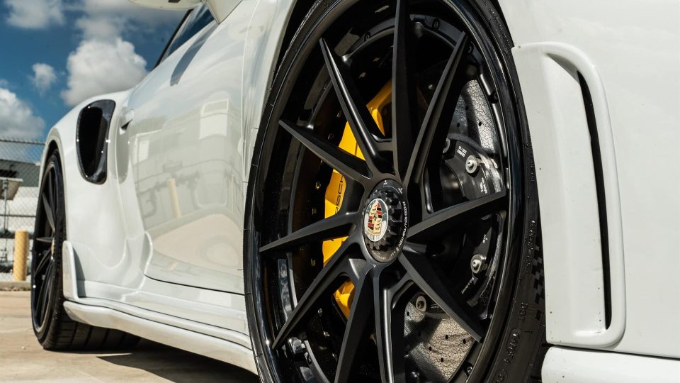 ANRKY AN33 Satin black center | Porsche 992 Turbo S