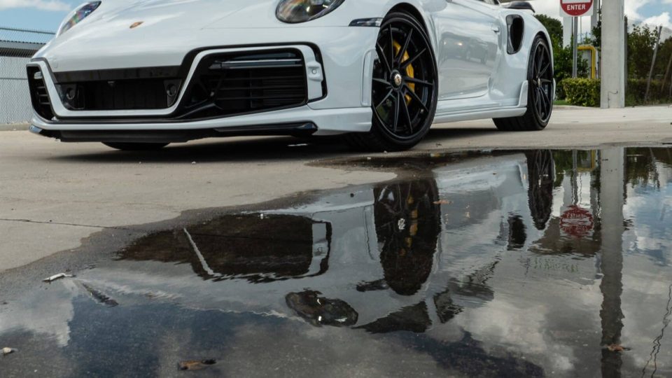 ANRKY AN33 Satin black center | Porsche 992 Turbo S