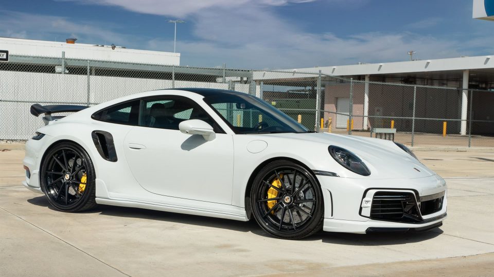 ANRKY AN33 Satin black center | Porsche 992 Turbo S