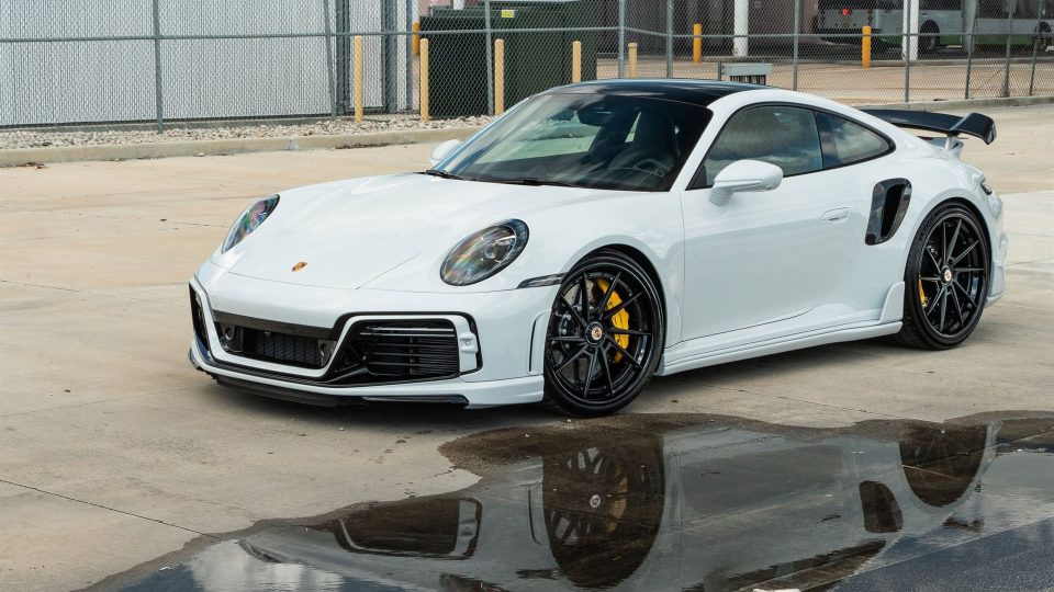 ANRKY AN33 Satin black center | Porsche 992 Turbo S