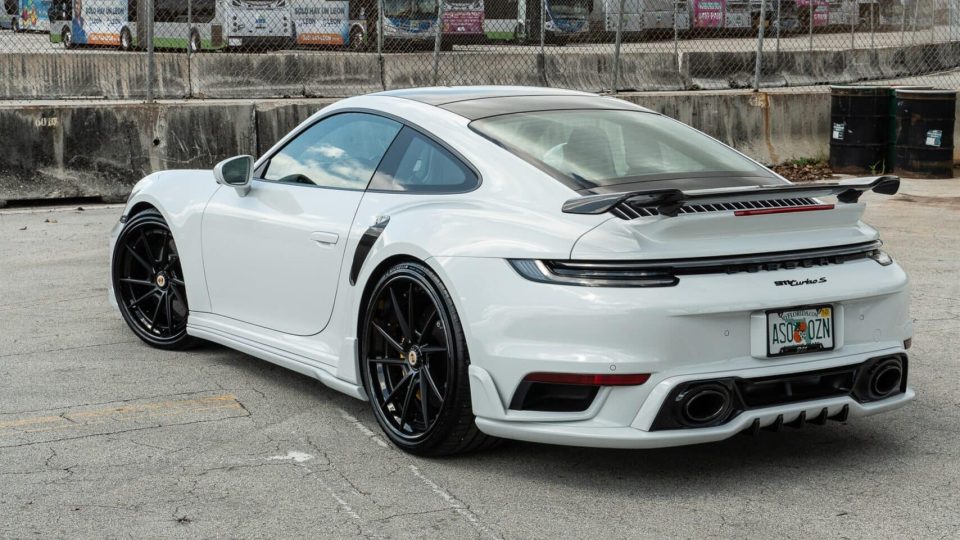 ANRKY AN33 Satin black center | Porsche 992 Turbo S