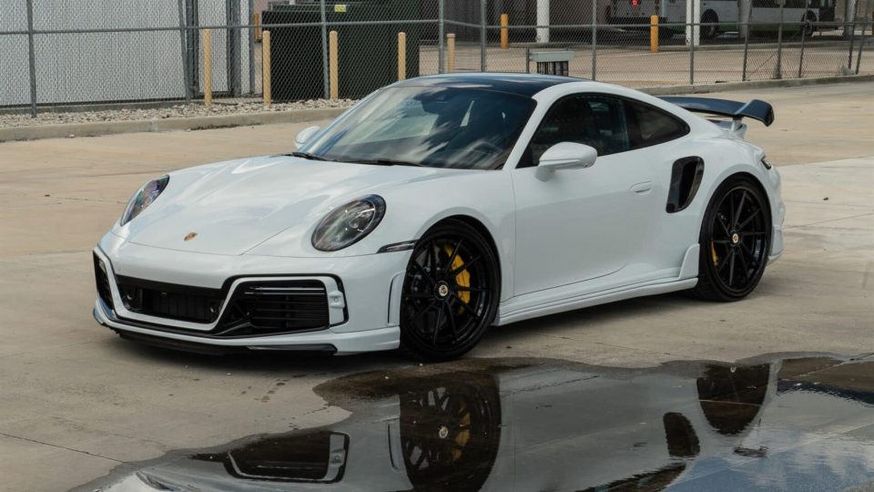 ANRKY AN33 Satin black center | Porsche 992 Turbo S