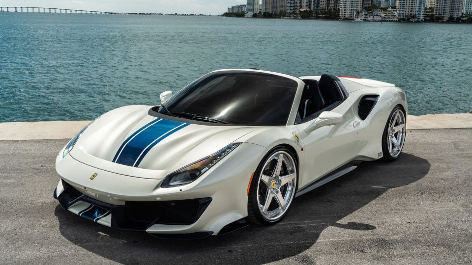 Ferrari 488 Pista | Bianco Avus | on ANRKY RS5.3 | Brushed Clear