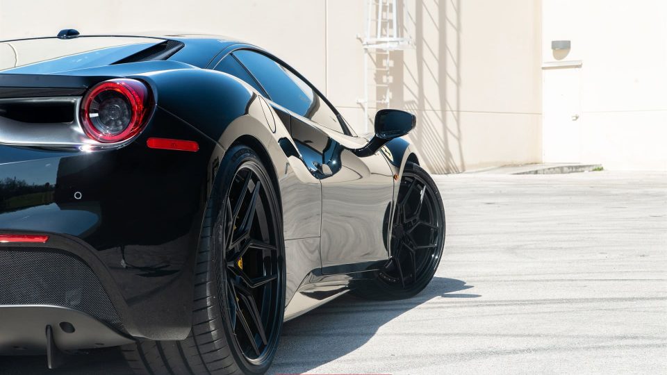 Ferrari 488 GTB | Nero | on ANRKY S3-X4 | Satin Black