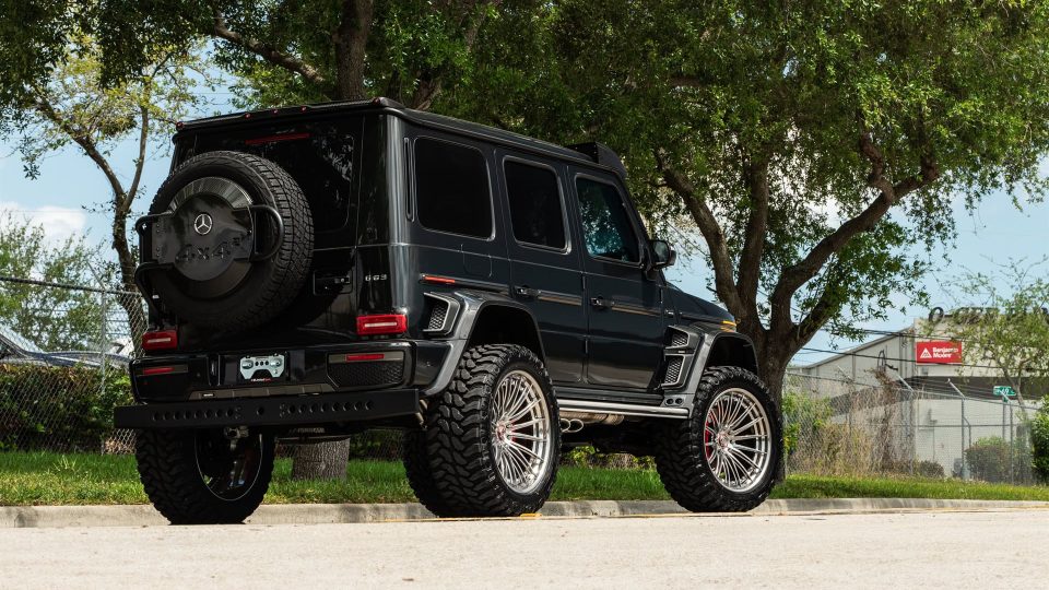Mercedes Benz AMG G63 4×4 Squared | Magnetite Black | 1886 XR-016 Wheels | Polished Clear