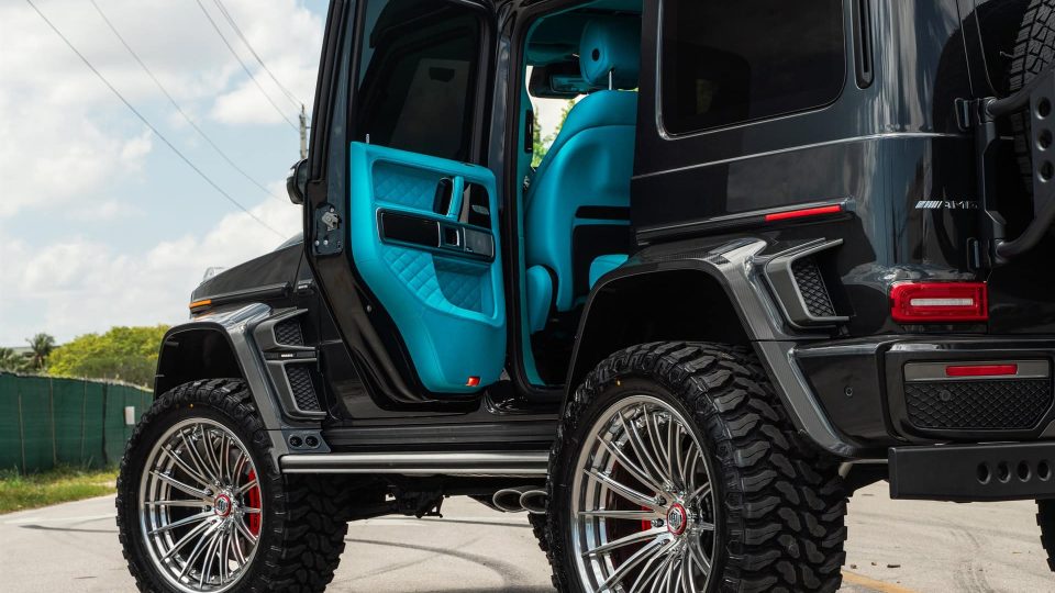 Mercedes Benz AMG G63 4×4 Squared | Magnetite Black | 1886 XR-016 Wheels | Polished Clear