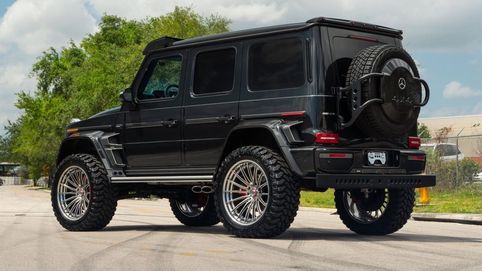 Mercedes Benz AMG G63 4×4 Squared | Magnetite Black | 1886 XR-016 Wheels | Polished Clear