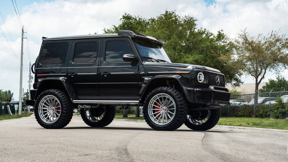 Mercedes Benz AMG G63 4×4 Squared | Magnetite Black | 1886 XR-016 Wheels | Polished Clear