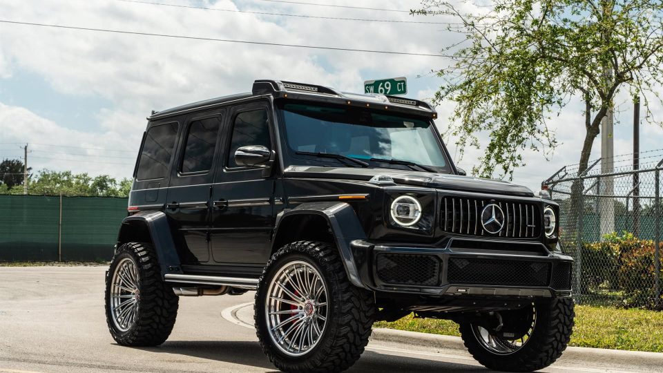 Mercedes Benz AMG G63 4×4 Squared | Magnetite Black | 1886 XR-016 Wheels | Polished Clear