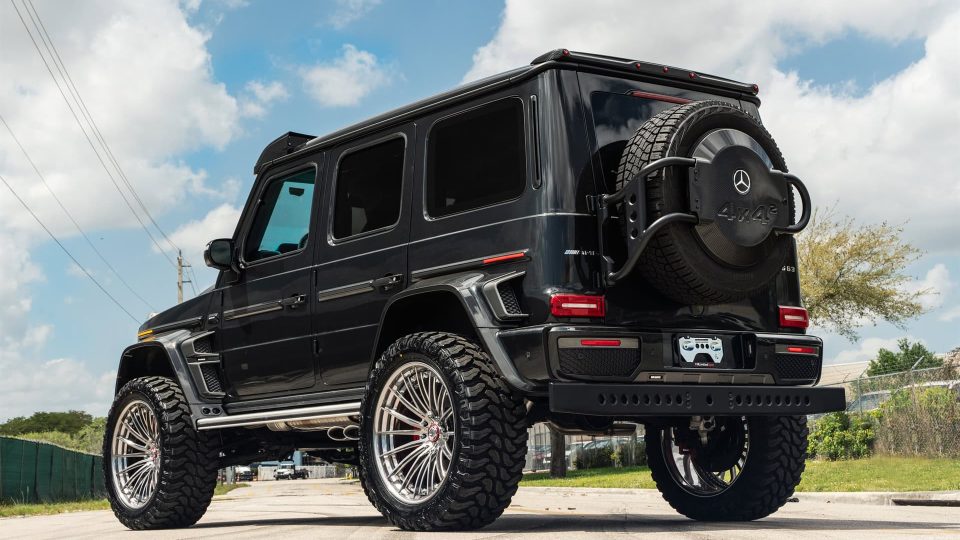 Mercedes Benz AMG G63 4×4 Squared | Magnetite Black | 1886 XR-016 Wheels | Polished Clear