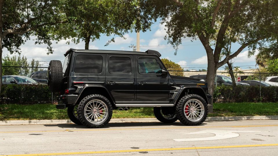 Mercedes Benz AMG G63 4×4 Squared | Magnetite Black | 1886 XR-016 Wheels | Polished Clear