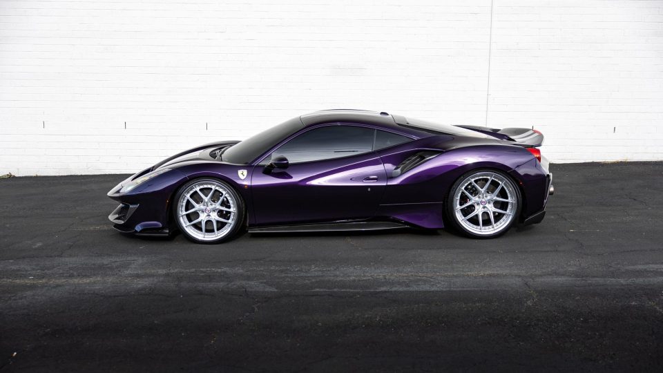Ferrari 488 Pista | Viola Hong Kong | on HRE S101SC | Brushed Clear