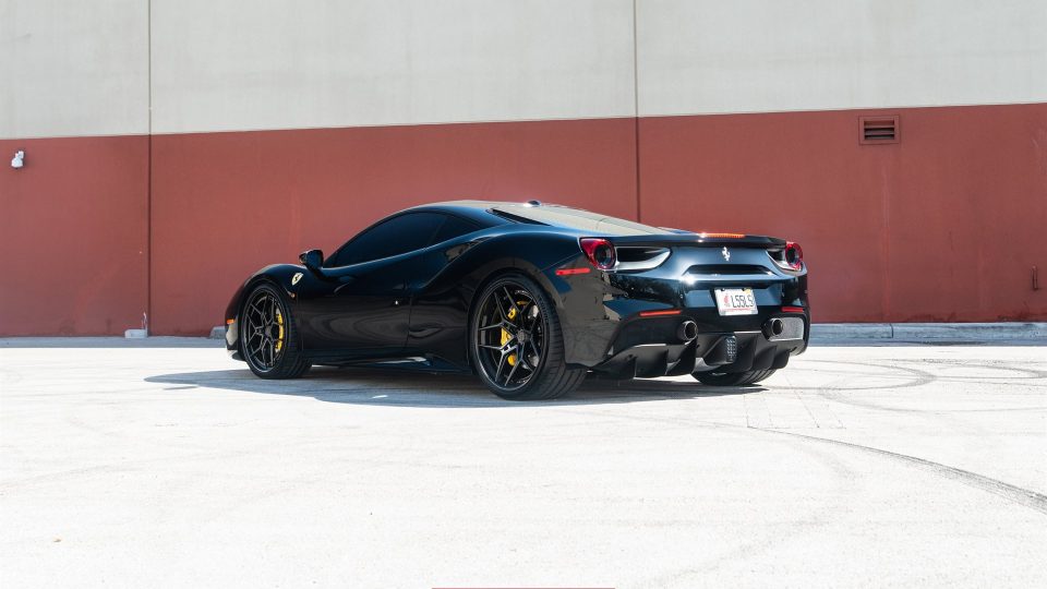 Ferrari 488 GTB | Nero | on ANRKY S3-X4 | Satin Black
