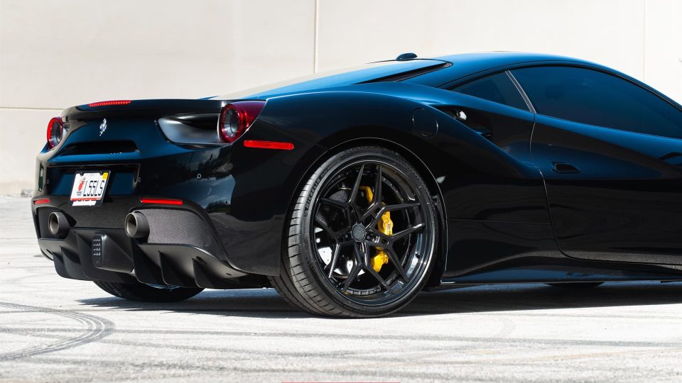 Ferrari 488 GTB | Nero | on ANRKY S3-X4 | Satin Black
