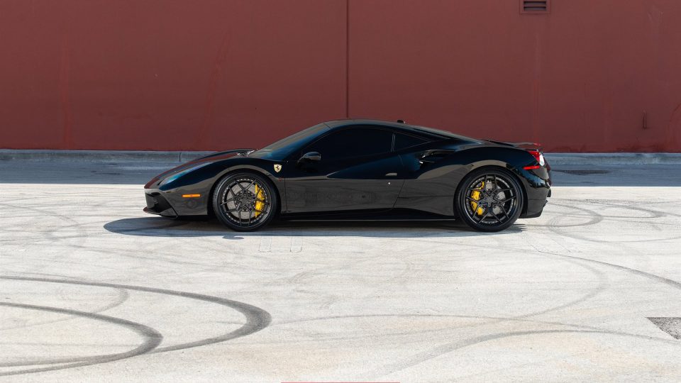 Ferrari 488 GTB | Nero | on ANRKY S3-X4 | Satin Black