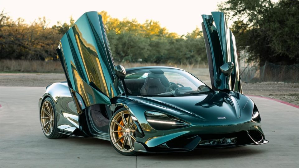 Mclaren 765 LT Spider | on HRE P104SC | Brushed Champagne