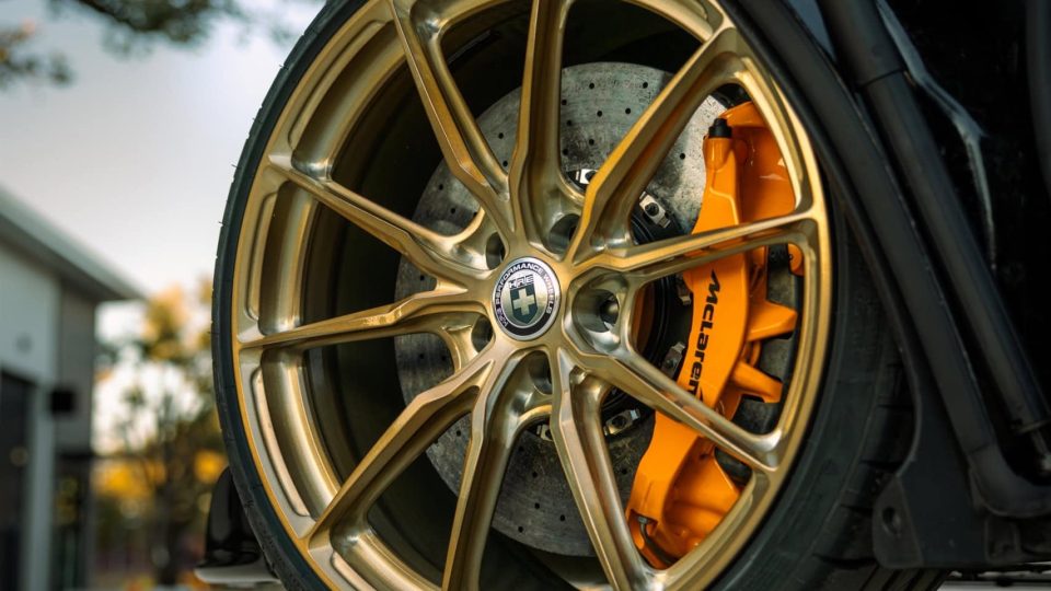 Mclaren 765 LT Spider | on HRE P104SC | Brushed Champagne